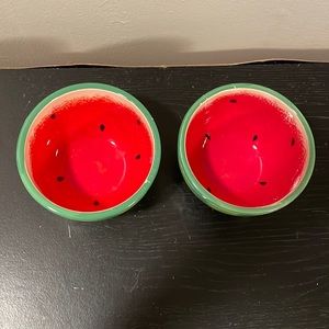 Vintage Pnyko China watermelon bowls. Set of 2 EUC!